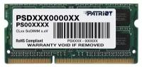 Оперативная память 4Gb DDR-III 1600MHz Patriot SO-DIMM (PSD34G1600L2S)