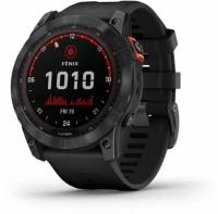 Умные часы Garmin Fenix 7X Solar Wi-Fi, черный