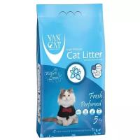 VAN CAT FRESH 5кг Наполнитель комкующийся для кошачьего туалета с ароматом весенней свежести