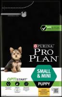 PURINA Pro Plan Puppy Small&Mini Сухой корм д/щенков мелких и карл пород Курица и рис