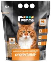 Наполнитель впитывающий кукурузный Gamma, 5 л