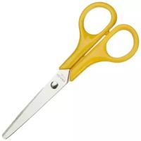 Ножницы Attache 130 мм, с пластиковыми ручками, цвет желтый