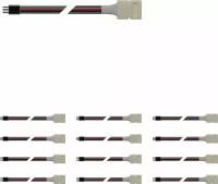 Коннектор JazzWay PLSC-10x4/15/4pin для светодиодных лент STN-5050, MVS-5050 RGB (комплект из 12 шт)