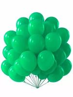 Воздушные шары зеленый 100 шт, на день рождения