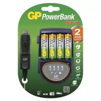 Аккумулятор Ni-Mh 2700 мА·ч 1.2 В GP Rechargeable 2700 Series AA + Зарядное устройство PowerBank PB50