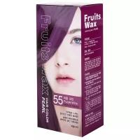 Welcos стойкая крем-краска для волос Fruits Wax Pearl Hair Color, 55 purple wine, 120 мл