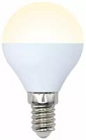 Лампы светодиодные прочие Volpe LED-G45-9W/WW/E14/FR/NR картон, цена за 1 шт