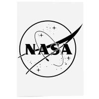 Трансфер "Nasa" переводная наклейка на одежду