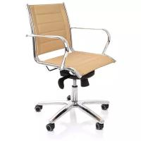 Офисное кресло C2W Line Co, обивка: искусственная кожа, цвет: экокожа бежевая