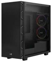 Корпус ATX Aerocool Flo Saturn Без БП чёрный (FRGB-G-BK-v1)