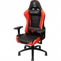 Кресло геймерское Msi Mag CH120 чёрно-красное (ПХВ-кожа, 4D подлокотники, газпатрон 4 класс)