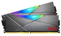 Оперативная память Adata DDR4 32Gb (2x16Gb) 4133MHz pc-33000 XPG SPECTRIX D50 RGB Grey (AX4U413316G19J-DT50)