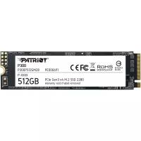 Накопитель SSD M.2 2280 Patriot Memory P300P512GM28 P300 512GB PCI-E 3.0 x4 3D QLC 1700/1200MB/s IOPS 290K/260K