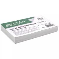 Блок Bestar для записей непроклеенный, 15х10 см, 200 листов, белый, белизна 90-92%, 123004