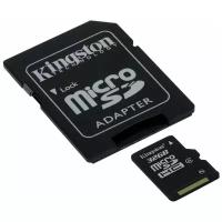 Карта памяти Micro SD Kingston 32GB Class4 (SDC4/32GB) + SD adapter