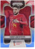 Коллекционная карточка Panini Prizm FIFA World Cup Russia 2018 #14 Dries Mertens Red Blue Wave - S0214