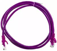 Патч-корд UTP Cablexpert PP12-1.5M/V, RJ-45 (8P8C), кат.5e, 1.5 м, литой, многожильный (фиолетовый)