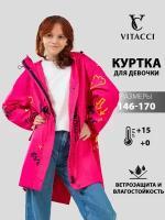 JAC628-14 Куртка VITACCI 170 девочки розовый