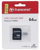 SD карта Transcend 300S TS64GUSD300S-A