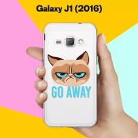 Силиконовый чехол на Samsung Galaxy J1 (2016) Go Away / для Самсунг Галакси Джей 1 (2016)