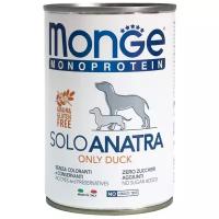 Влажный корм для собак Monge Monoprotein, беззерновой, утка