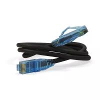 Патч-корд Hyperline PC-LPM-UTP-RJ45-RJ45-C6-2M-LSZH-BK, 2 м, 1 шт., черный