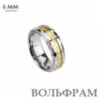 Кольцо Sharks Jewelry, размер 15.7, серебряный, золотой