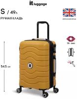 Чемодан IT Luggage, 49 л, размер S, желтый