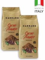 Растворимое какао Carraro Cacao Amaro 250 гр, набор 2 шт