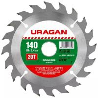 Пильный диск URAGAN Optimal Cut 36801-140-20-20 140х20 мм