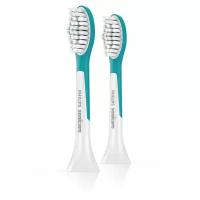 Насадка Philips Sonicare For Kids HX6042/33 для звуковой щетки, aqua, 2 шт