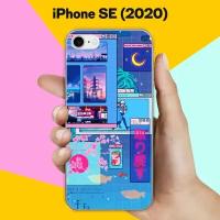 Силиконовый чехол на Apple iPhone SE (2020) Яркий набор / для Эпл Айфон СЕ 2020