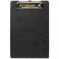 Доска-планшет BRAUBERG "NUMBER ONE A5" с верхним прижимом, 15,8*23см, картон/ПВХ, черная, 232224