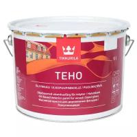 Краска масляная Tikkurila Teho Oljumaali влагостойкая моющаяся полуглянцевая бесцветный 9 л