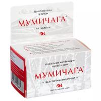 Мумичага - экстракт мумие и чаги, 100 таблеток по 0,55 грамма