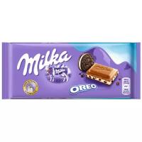 Шоколадная плитка Milka Oreo / Милка Орео 100гр (Германия)