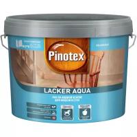 Pinotex Lacker Aqua бесцветный, матовая, 9 кг, 9 л