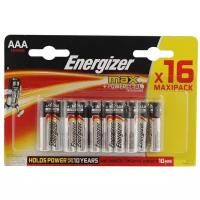 Батарейка Energizer Max AAA/LR03, в упаковке: 16 шт