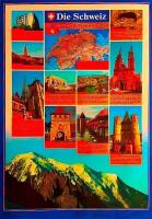 Немецкий язык Швейцария Берн Двухсторонний плакат (65 см х 90 см)