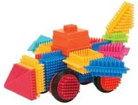 Конструктор игольчатый в банке Bristle Blocks (Battat); 80 деталей