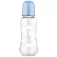 Lubby Бутылочка стеклянная с силиконовой соской, 250 мл, с рождения