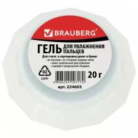 Увлажнитель для пальцев BRAUBERG 224603 нежирный, нетоксичный, 20 г зеленый 1 6.5 см 1.8 см 20 г