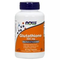 NOW Glutathione 500 мг (60 капсул) - Глутатион капсулы для восстановления и защиты печени