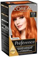 L'Oreal Paris Preference стойкая краска для волос, P78 Паприка