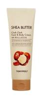 TONYMOLY SHEA BUTTER Chok Chok Face & Body Cream Увлажняющий крем для лица и тела с маслом ши 250мл