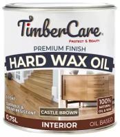 Масло для дерева с твердым воском, TimberCare Hard Wax Color Oil, Темно-коричневый, 0.75л