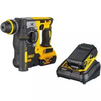 Аккумуляторный бесщеточный перфоратор DEWALT 18 В, 2.1 Дж, 4600 уд/мин, 1100 об/мин, с 2 АКБ 5 Ач и ЗУ, в кейсе TSTAK, DCH273P2T