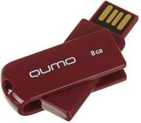 Флеш-карта QUMO 8GB USB 2.0 Twist Rosewood, цвет корпуса розовое дерево