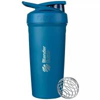 Шейкер спортивный BlenderBottle Strada Stainless, 709мл, синий