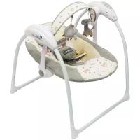 Электронные качели детские AMAROBABY Swinging Baby GRAY (серый)